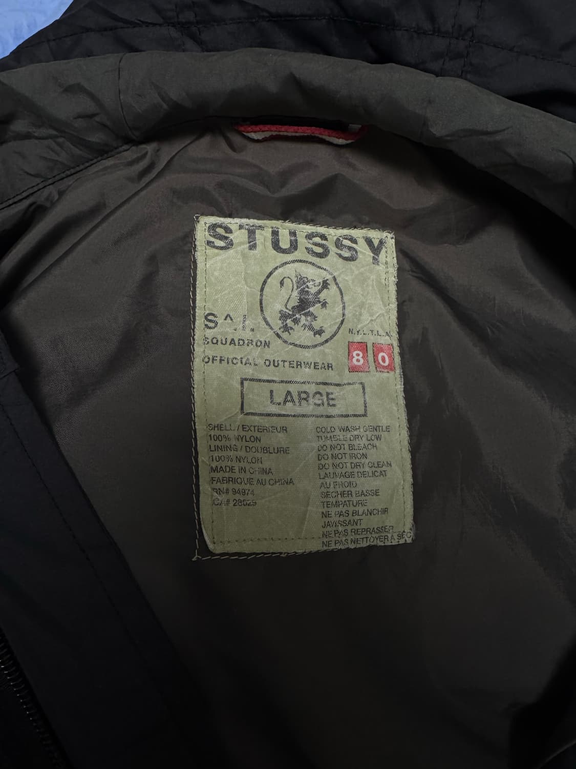 스투시 바람막이 L 상품이미지2