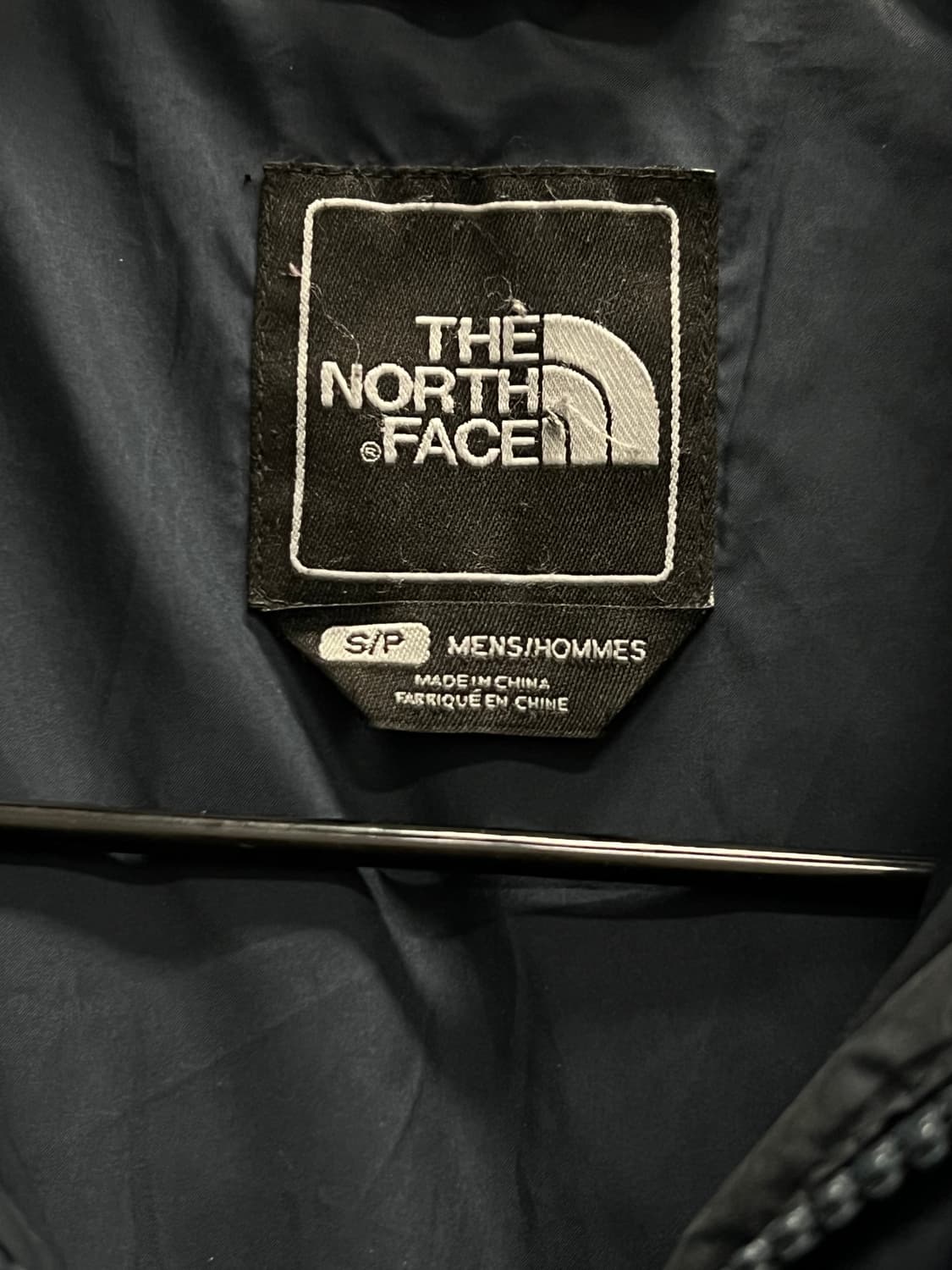 노스페이스 올드스쿨 구스다운 패딩 자켓 네이비 상품이미지4