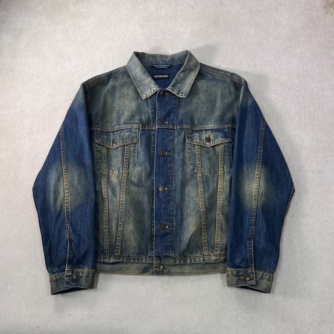 100 발렌시아가 2018 데님 자수 청자켓 상품이미지2