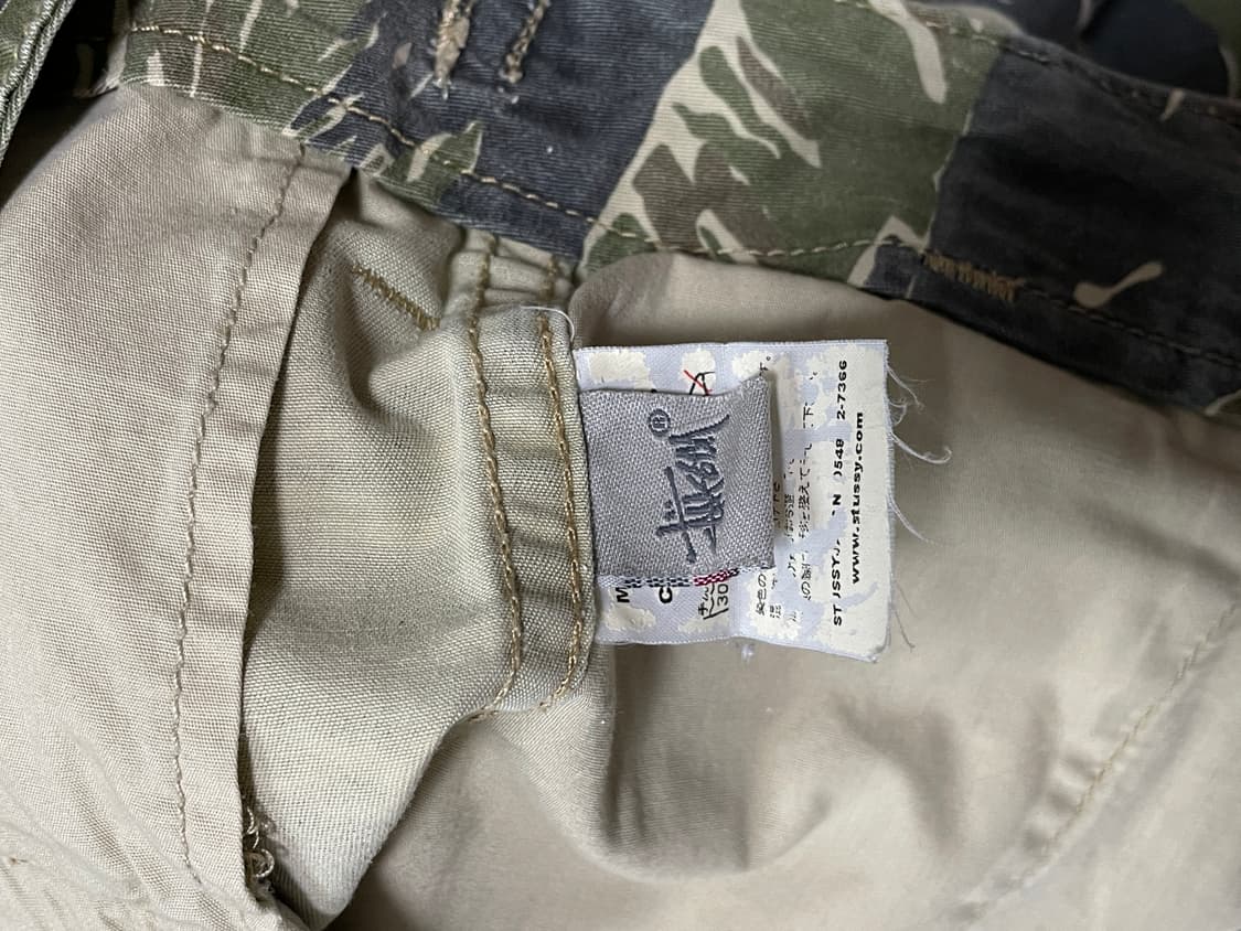 빈티지 올드 스투시 카모 버뮤다 팬츠 상품이미지6