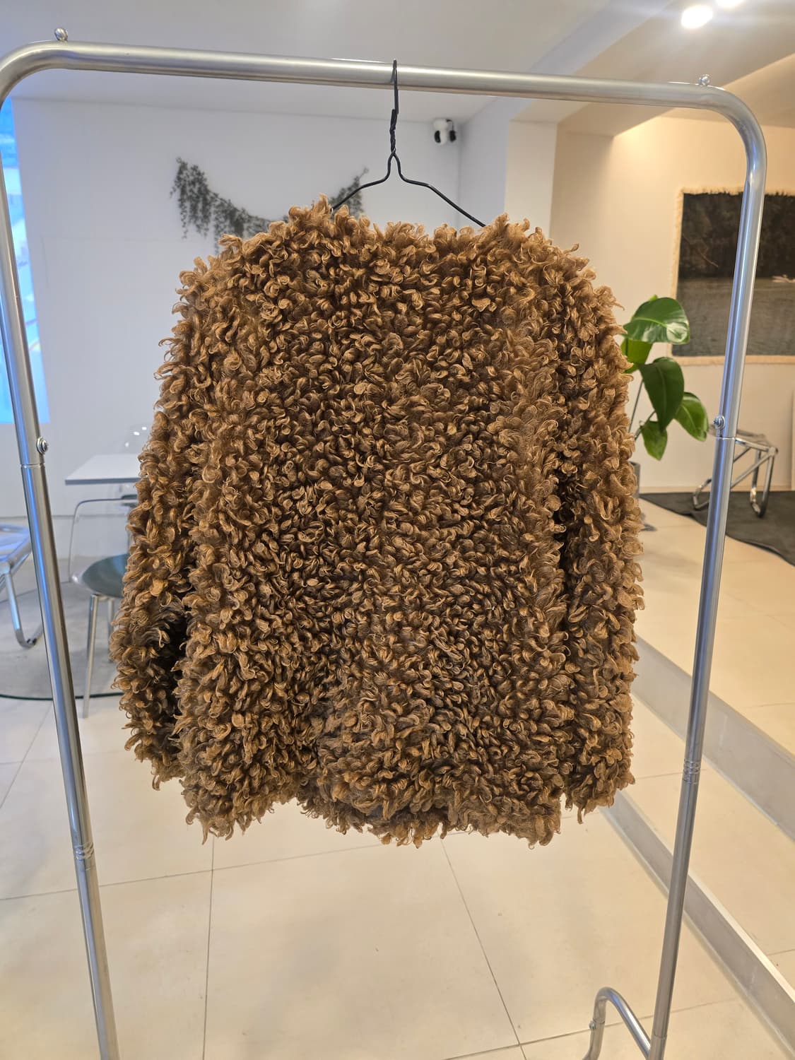 OHOTORO  브라운 부클 자켓 상품이미지3