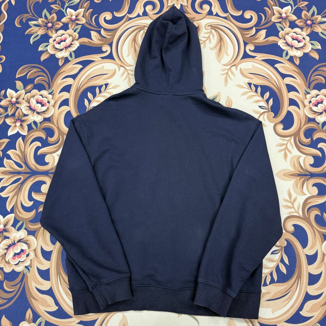 (S)트레셔 Thrasher 플레임 로고 후드티셔츠(네이비) 상품이미지4