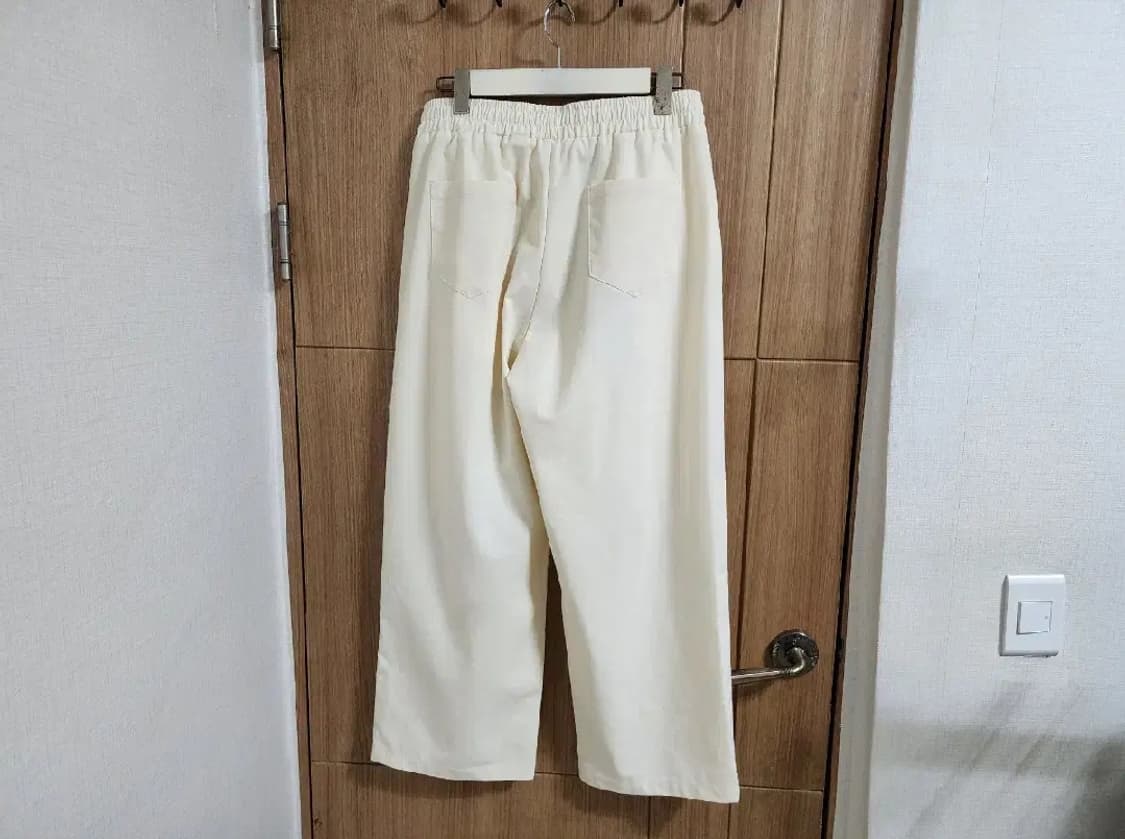 (M)라퍼지스토어 린넨 혼방 원턱 와이드 밴딩 팬츠 상품이미지3
