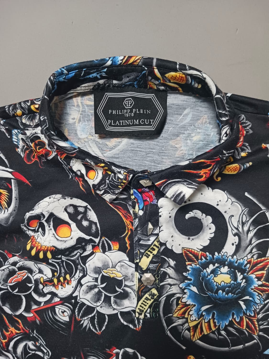 [M] 필립플레인 그래픽 프린팅 반팔 폴로티 상품이미지2