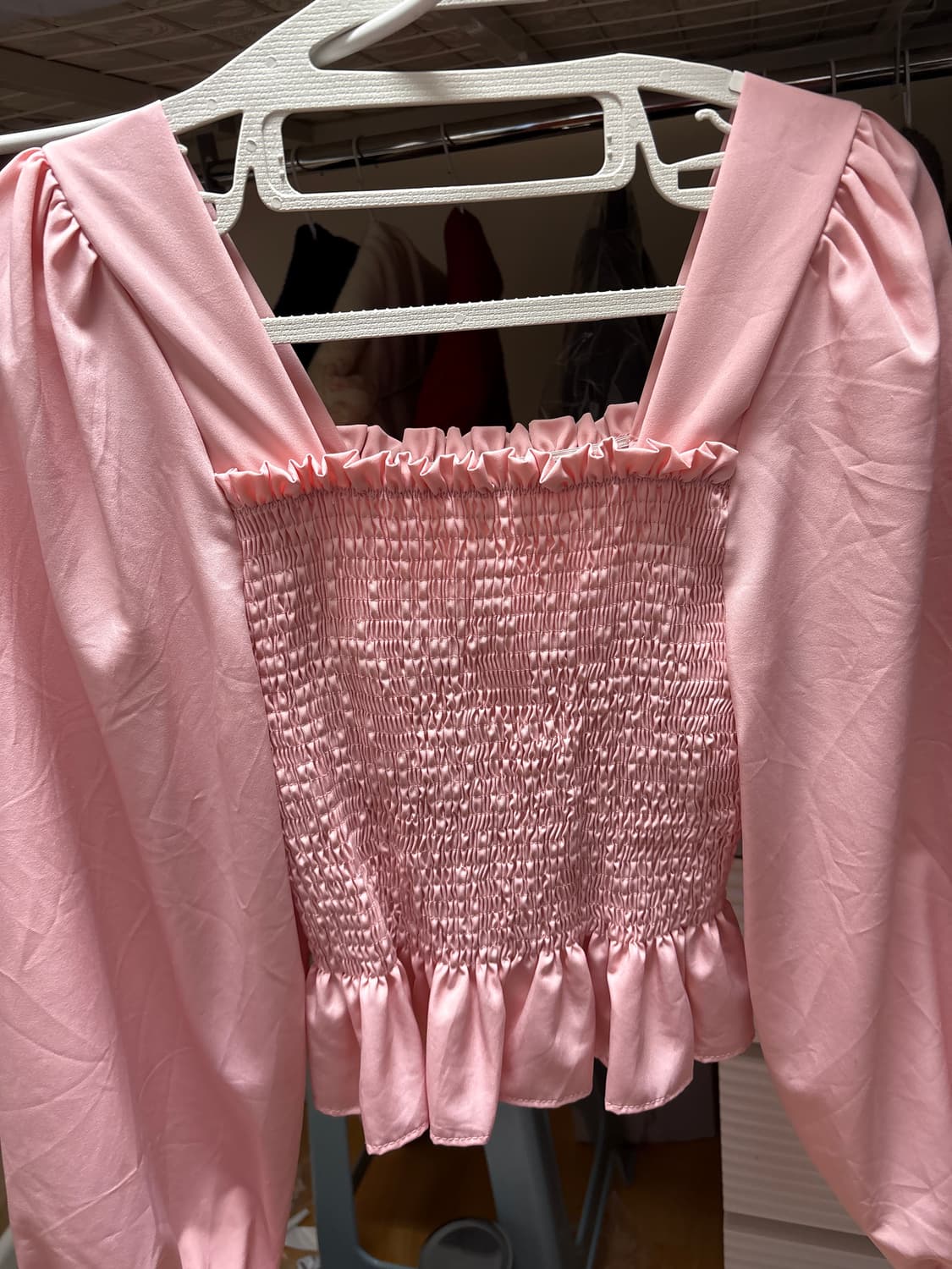 핑크색 블라우스 상품이미지1