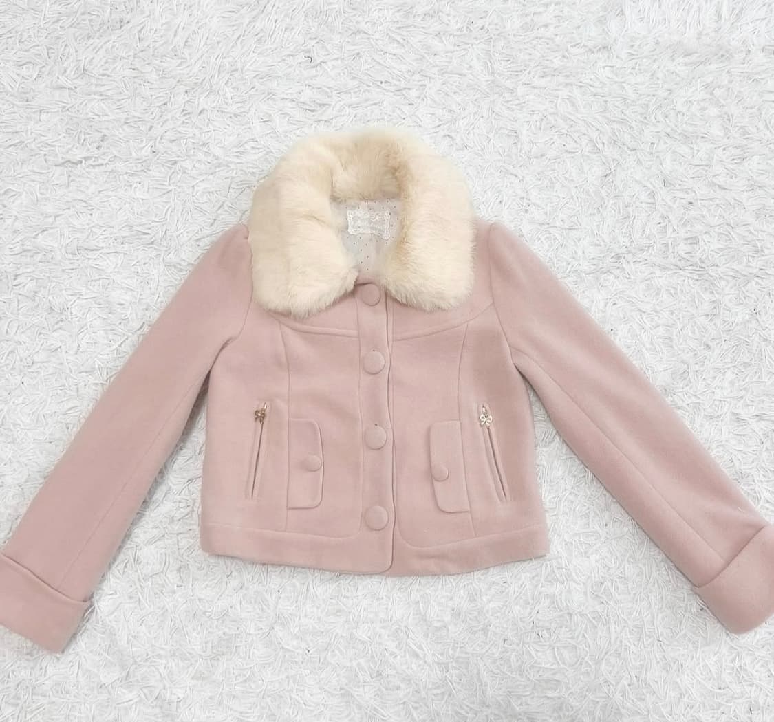 로디스포토 핑크 코트(일본 빈티지 모리걸 사토미깔 히메갸루) 상품이미지1