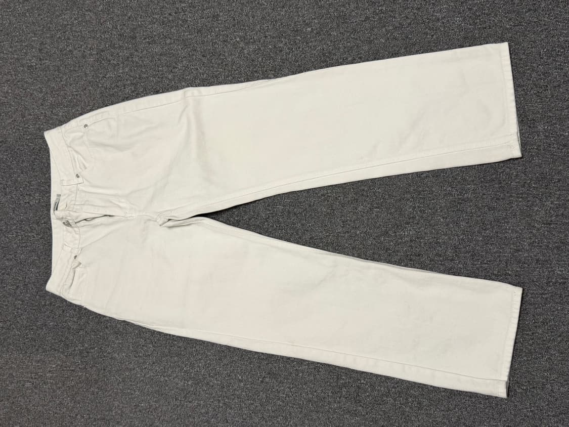 엑스턴테이너 크롭 테이퍼드 데님 팬츠 상품이미지1