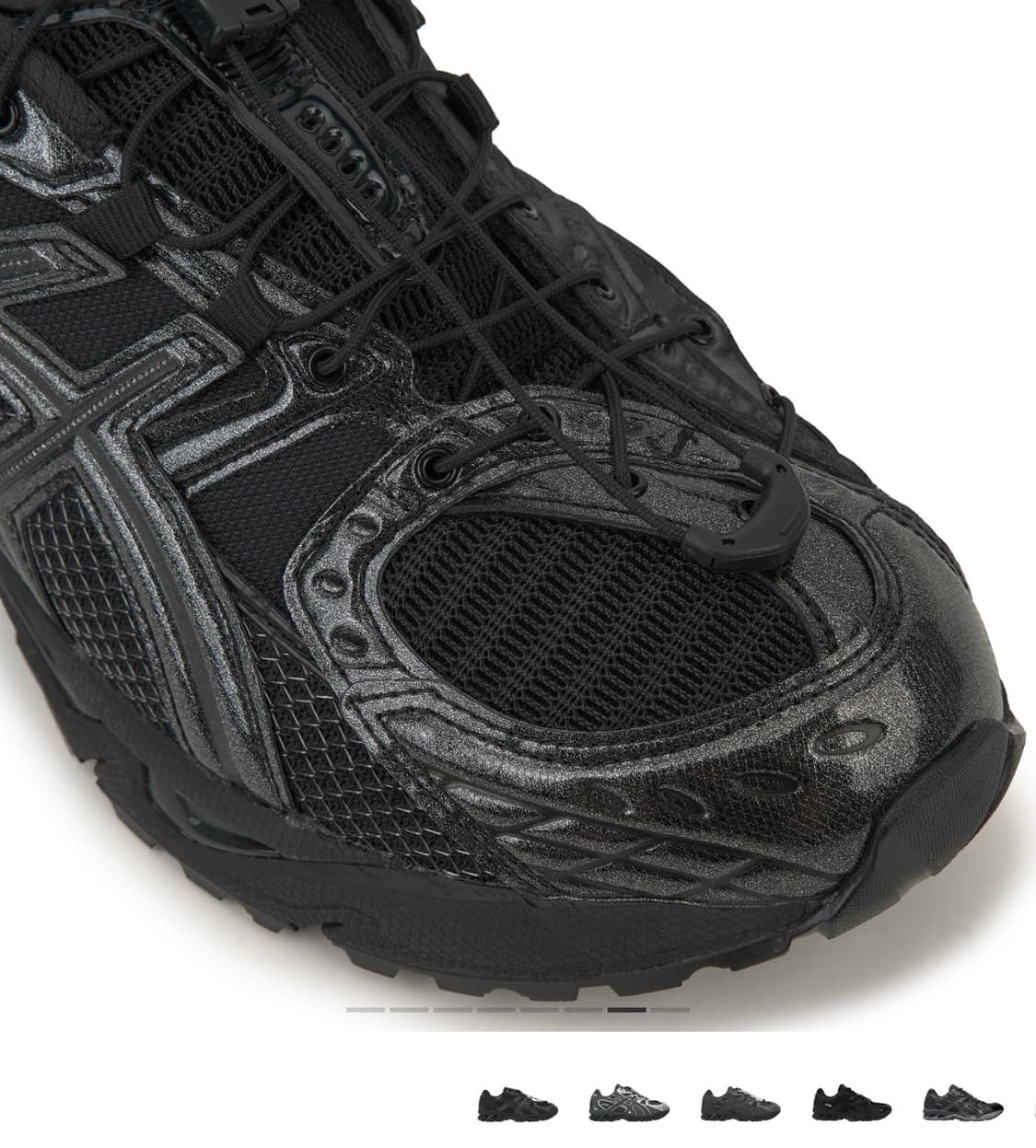 아식스 x 언어펙티드 젤 님버스 10.1 블랙 블랙 245 상품이미지2