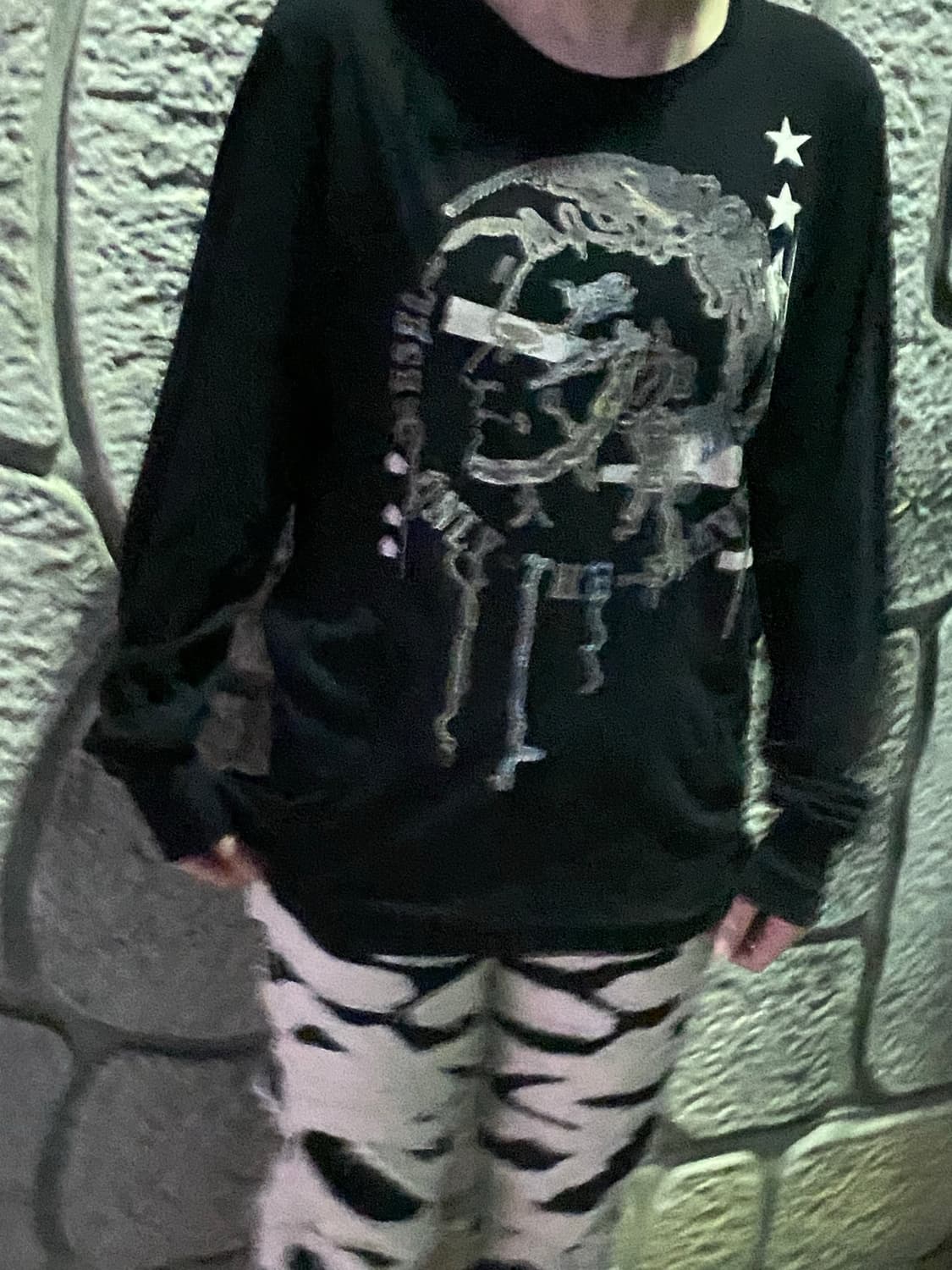 Diesel Indian head Longsleeve Black M 상품이미지1