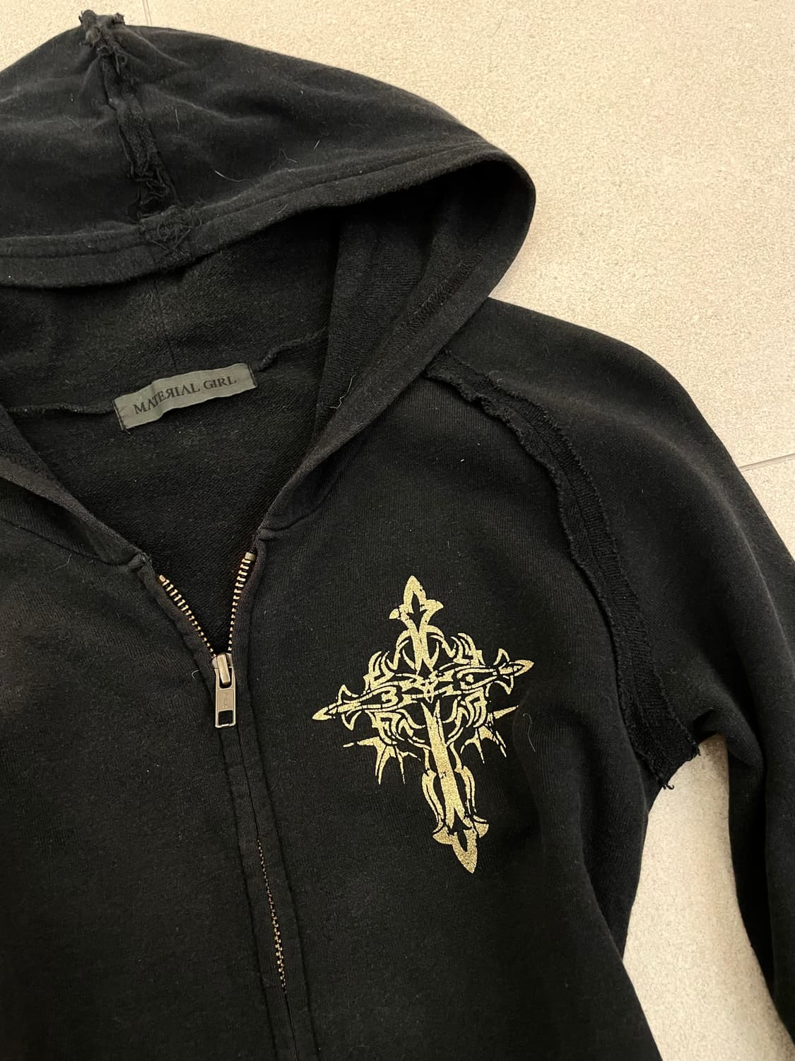 십자 날개 y2k 후드집업 상품이미지4