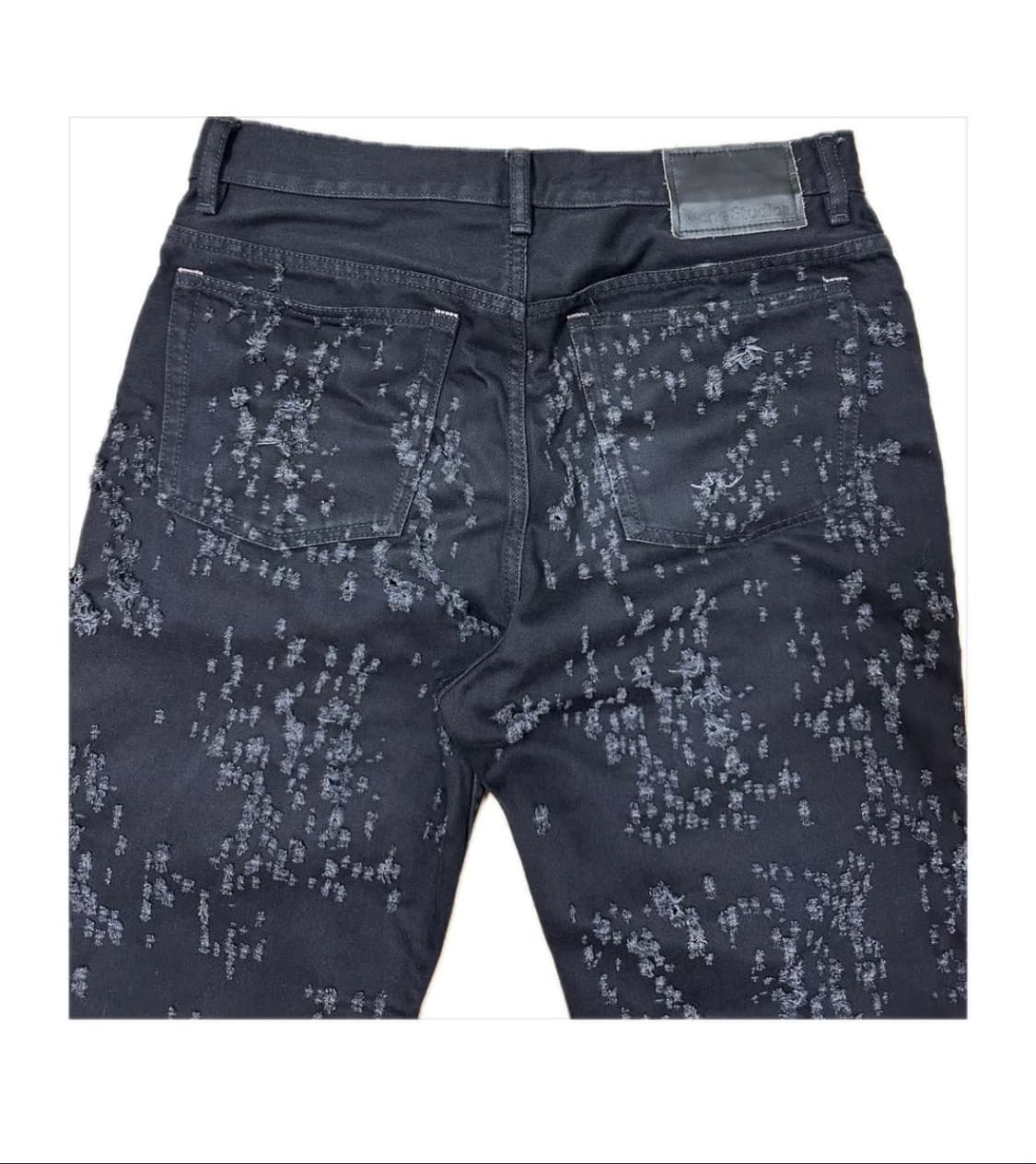 아크네스튜디오 블랙 샷건 데님 팬츠 32 상품이미지2