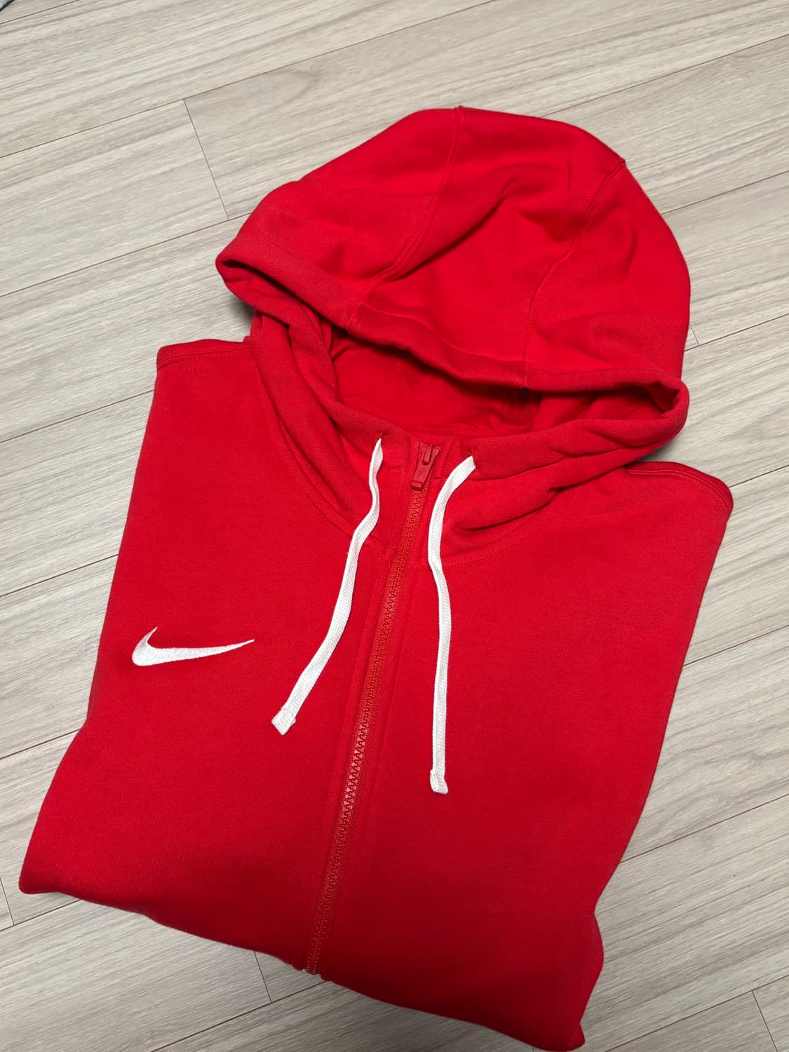 나이키 후드집업 레드 XL 상품이미지1