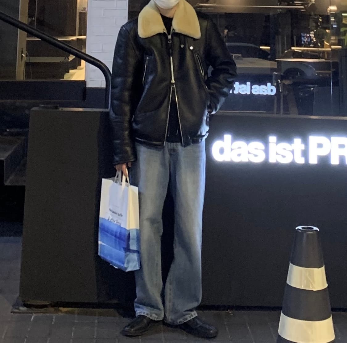 이얼즈어고 / 다크브라운 4 포켓 램스킨 무통 자켓 / S 상품이미지2