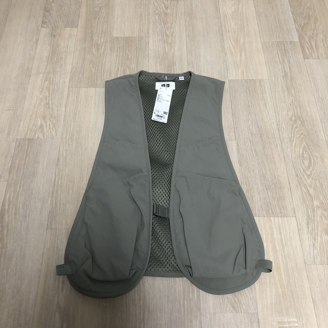 (L) 새상품 유니클로 U 르메르 유틸리티 베스트 그레이 상품이미지1