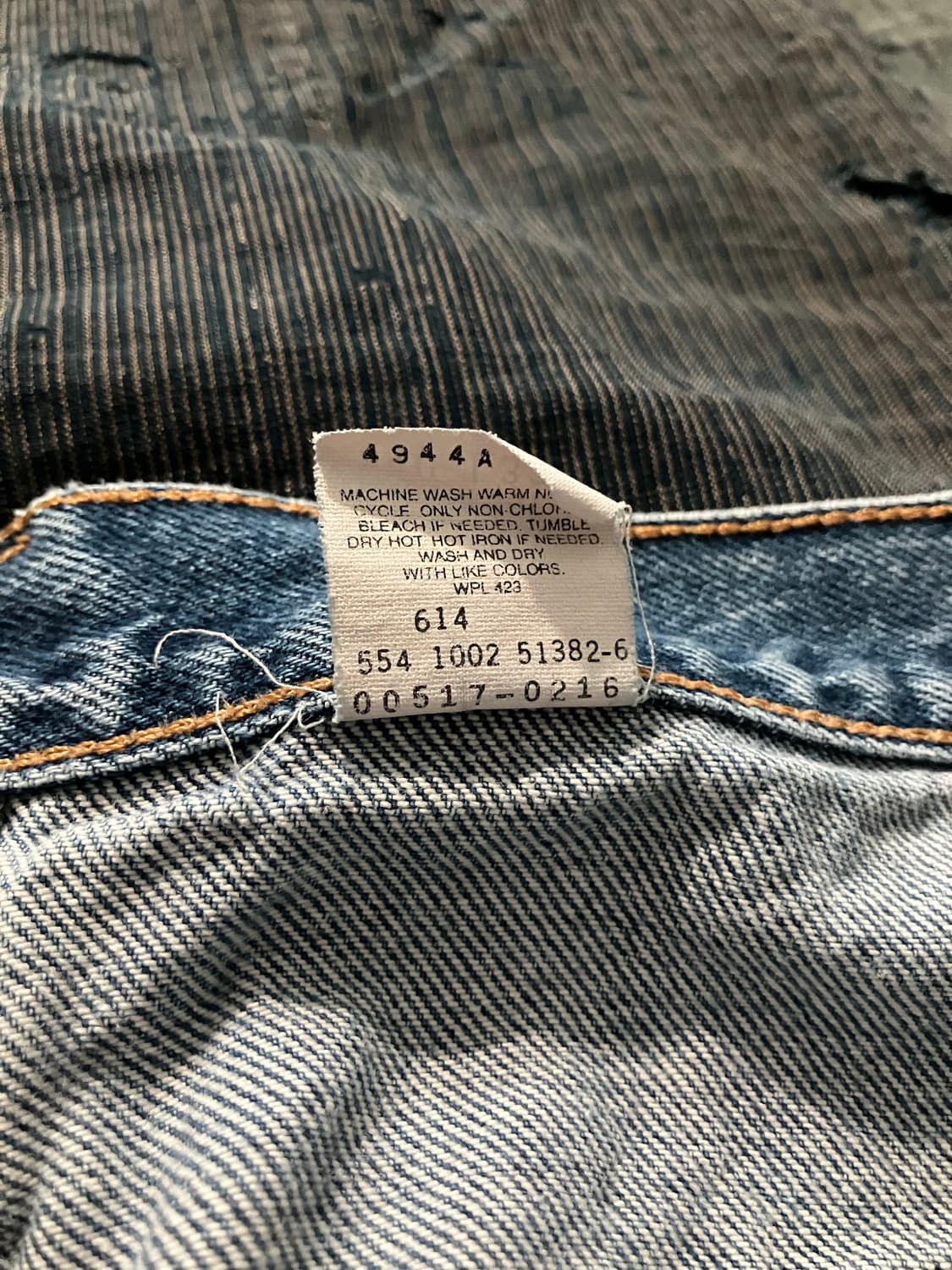 🇺🇸 USA 빈티지 리바이스 517 부츠컷 데님 팬츠 빅사이즈 상품이미지6