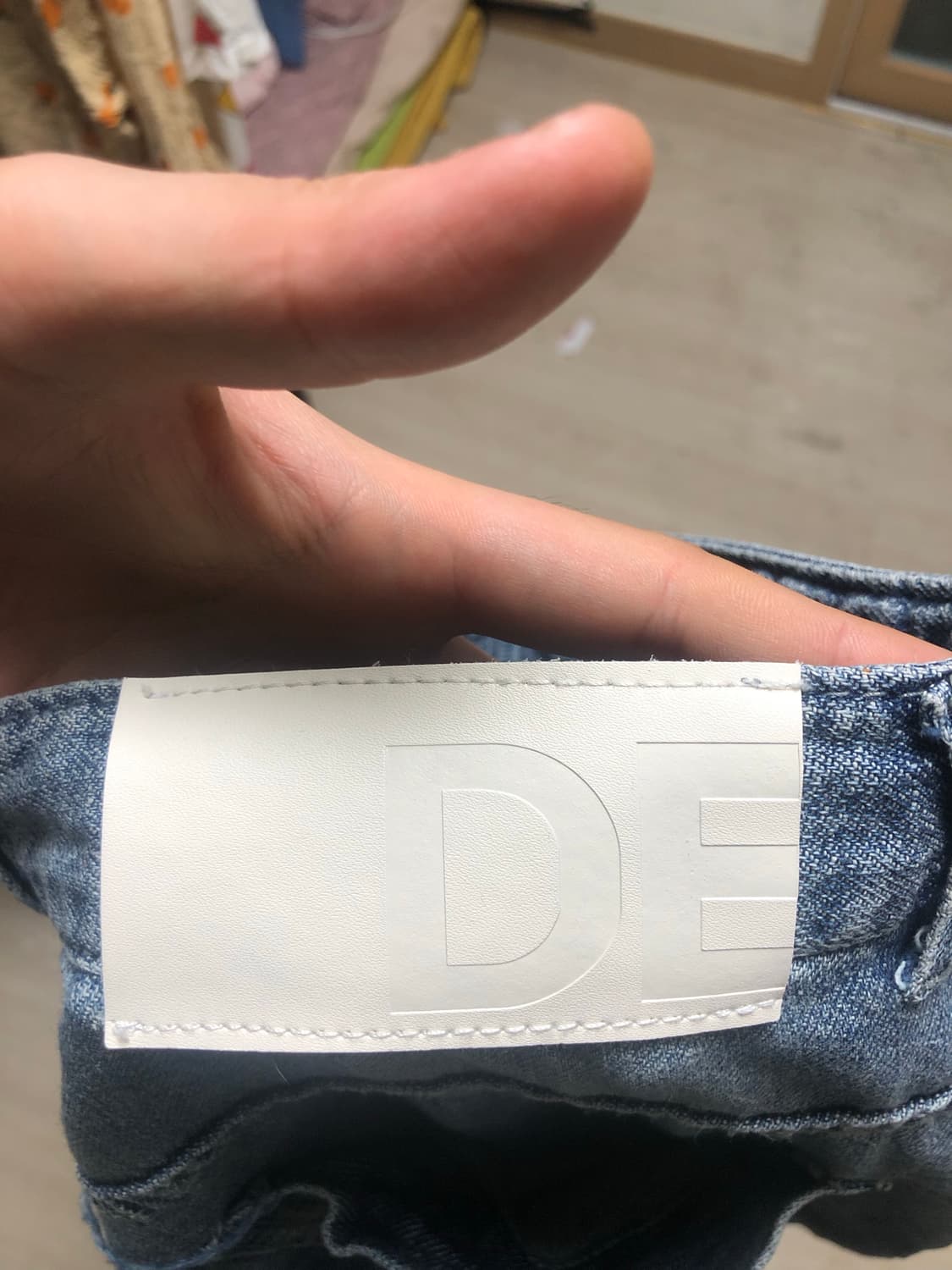 데케트 연청 슬림스트레이트 청바지 32 사이즈 상품이미지3