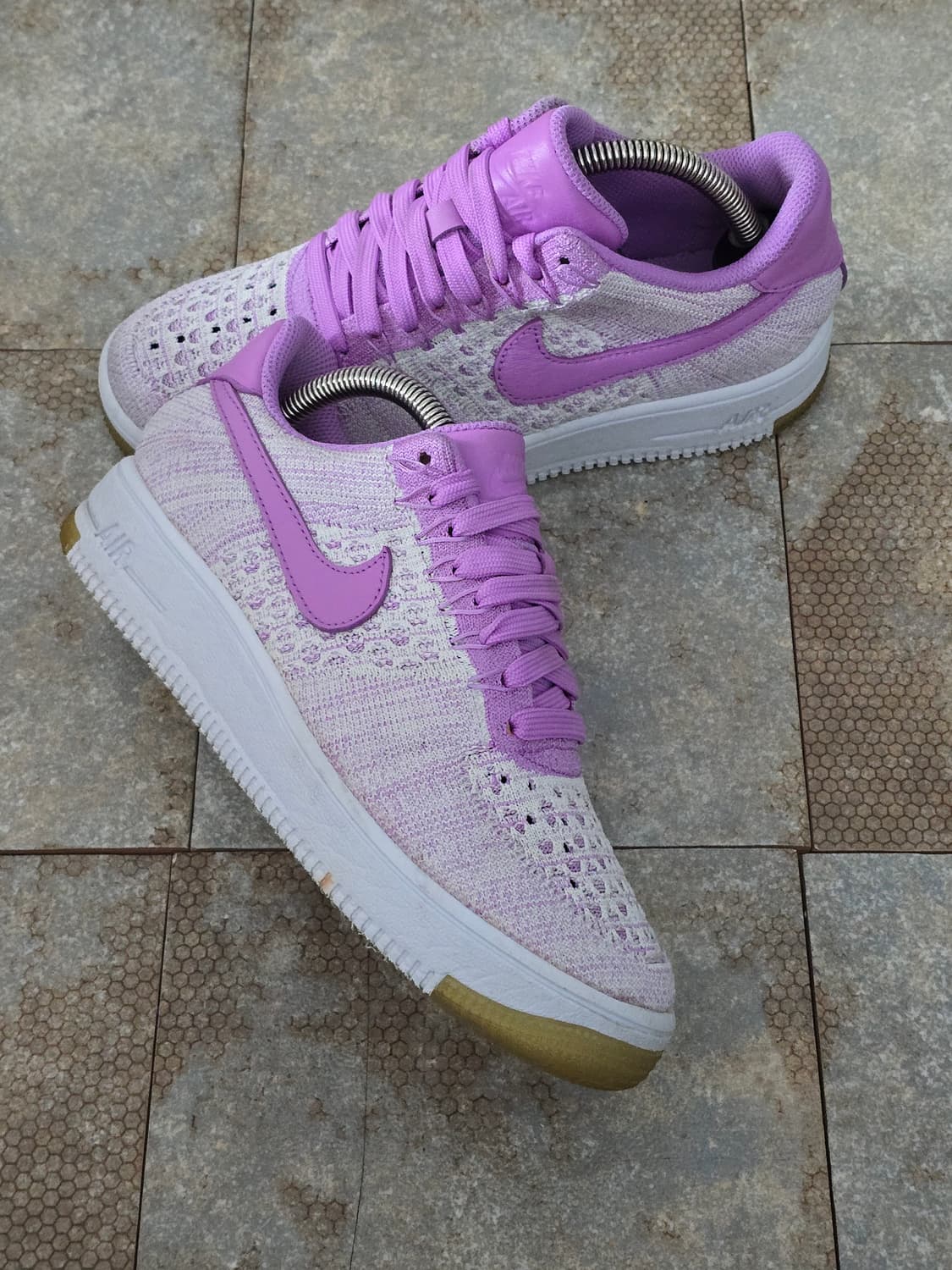 (240)나이키 에어포스 1 플라이니트 푸시아  상품이미지6