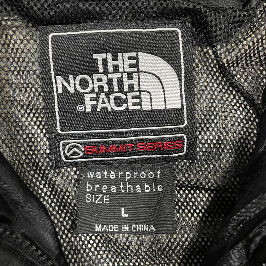 노스페이스 블랙 서밋시리즈 고어텍스 바람막이 L 상품이미지4
