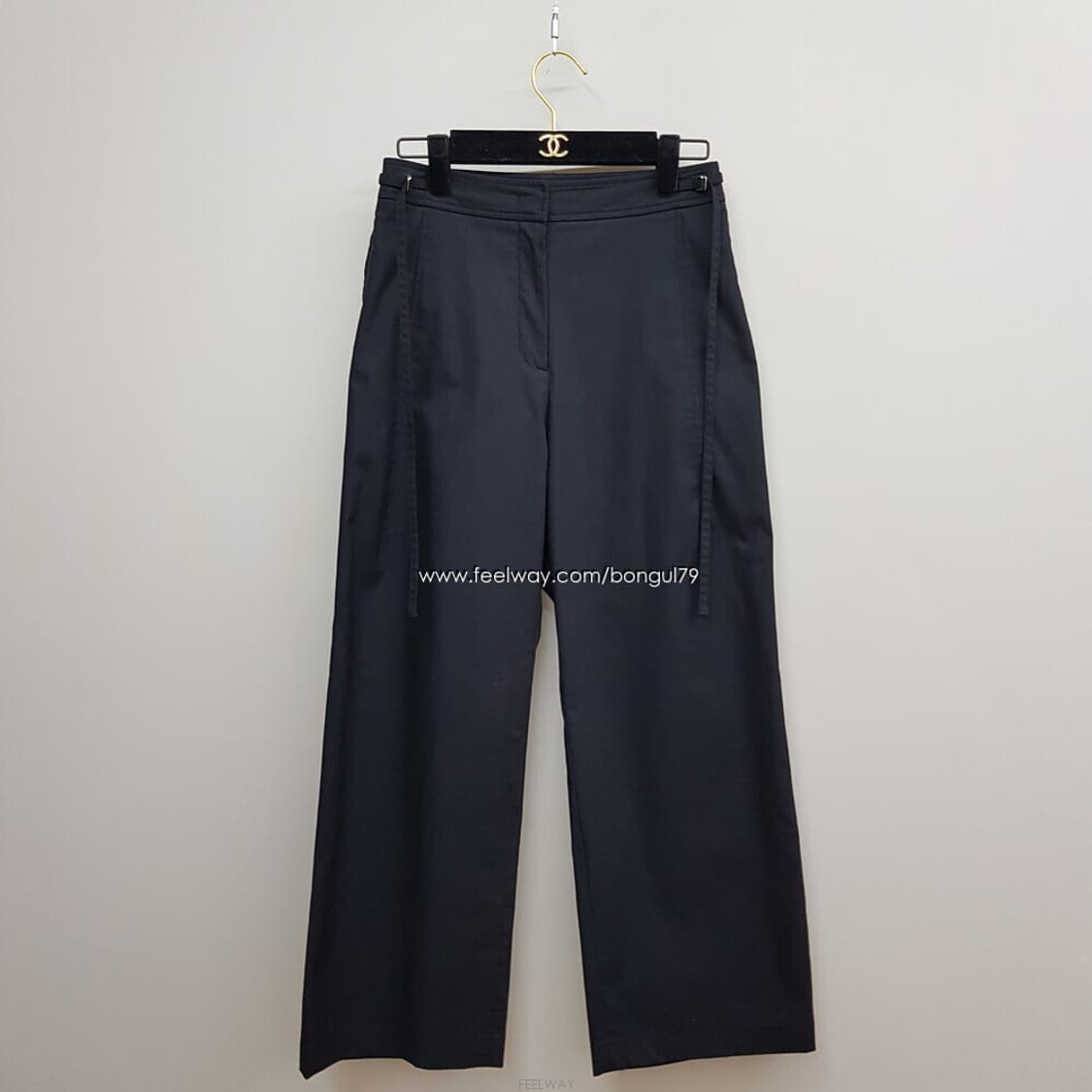 구호플러스 2025 와이드 슬랙스 팬츠 1사이즈 상품이미지1