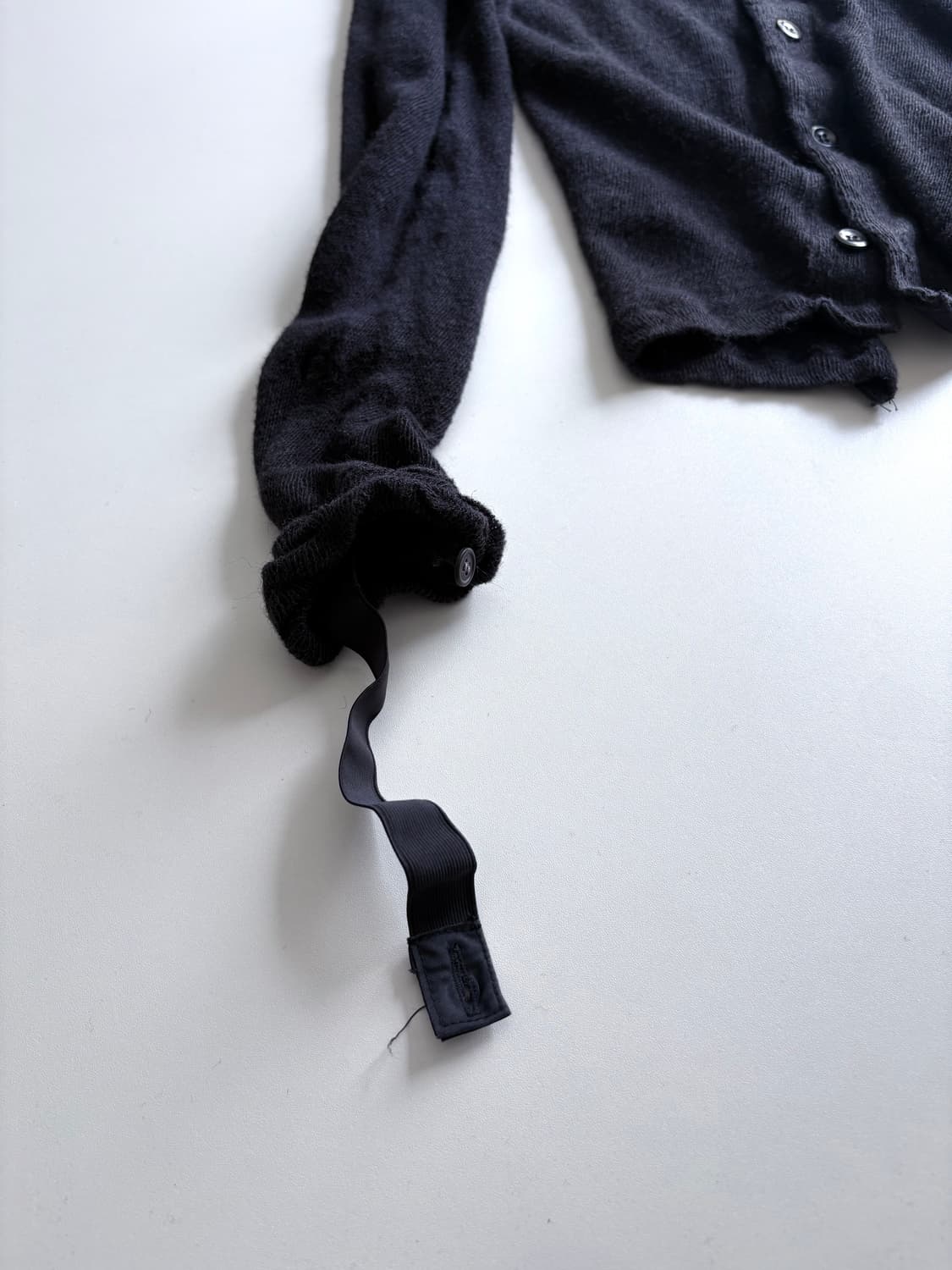헬무트랭 린넨 시어 사선 가디건 상품이미지7