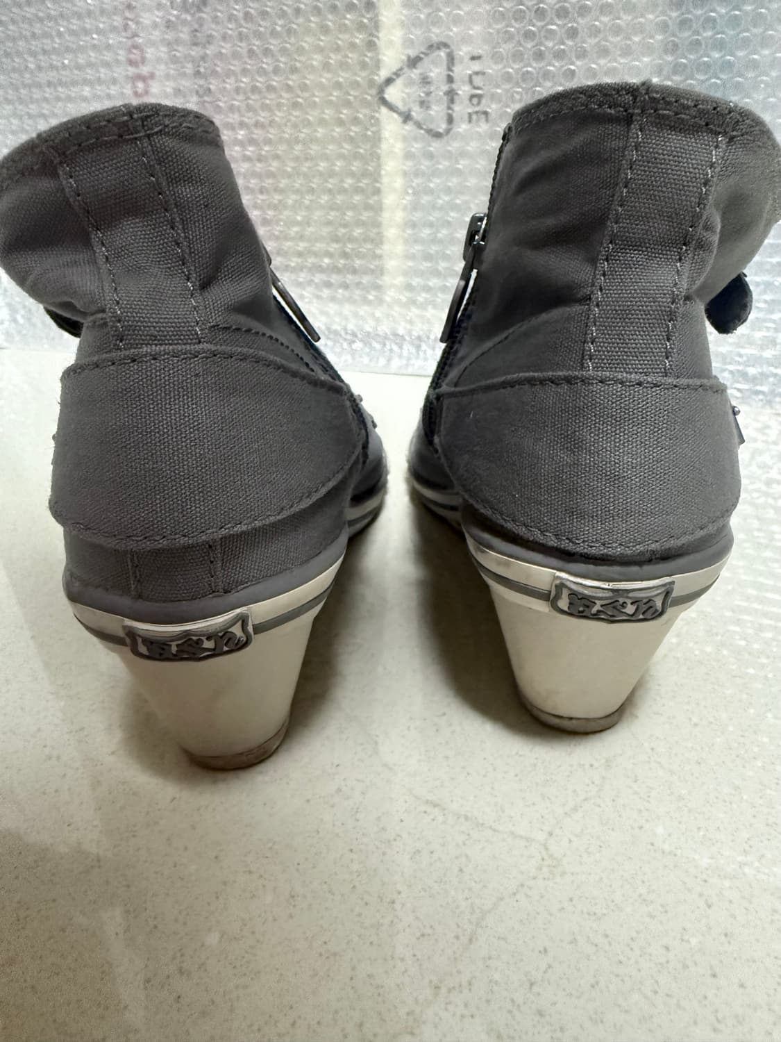 ash 아쉬 그레이 웨지힐 스니커즈 38 상품이미지2