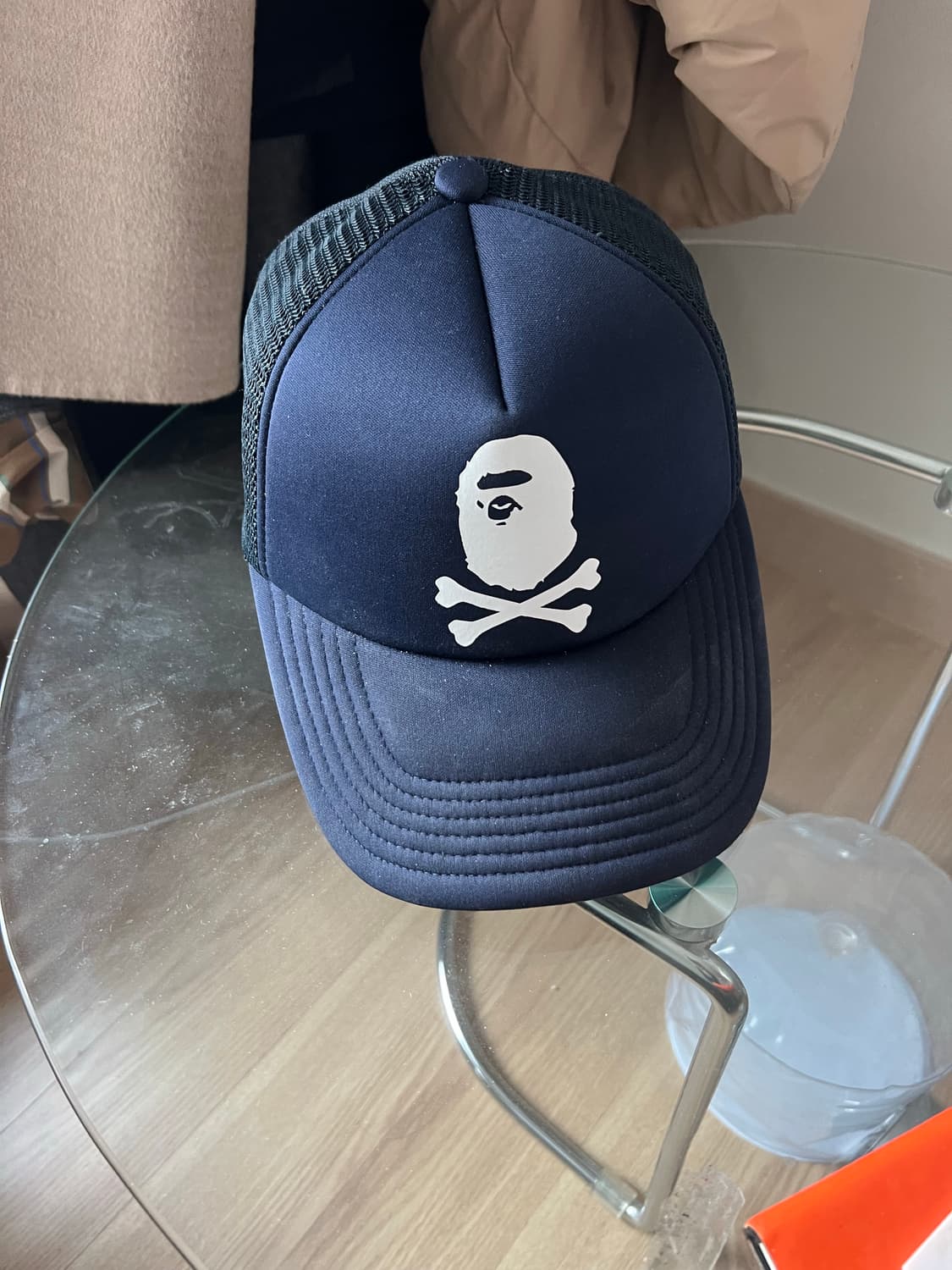 베이프 트러커캡 네이비 상품이미지2