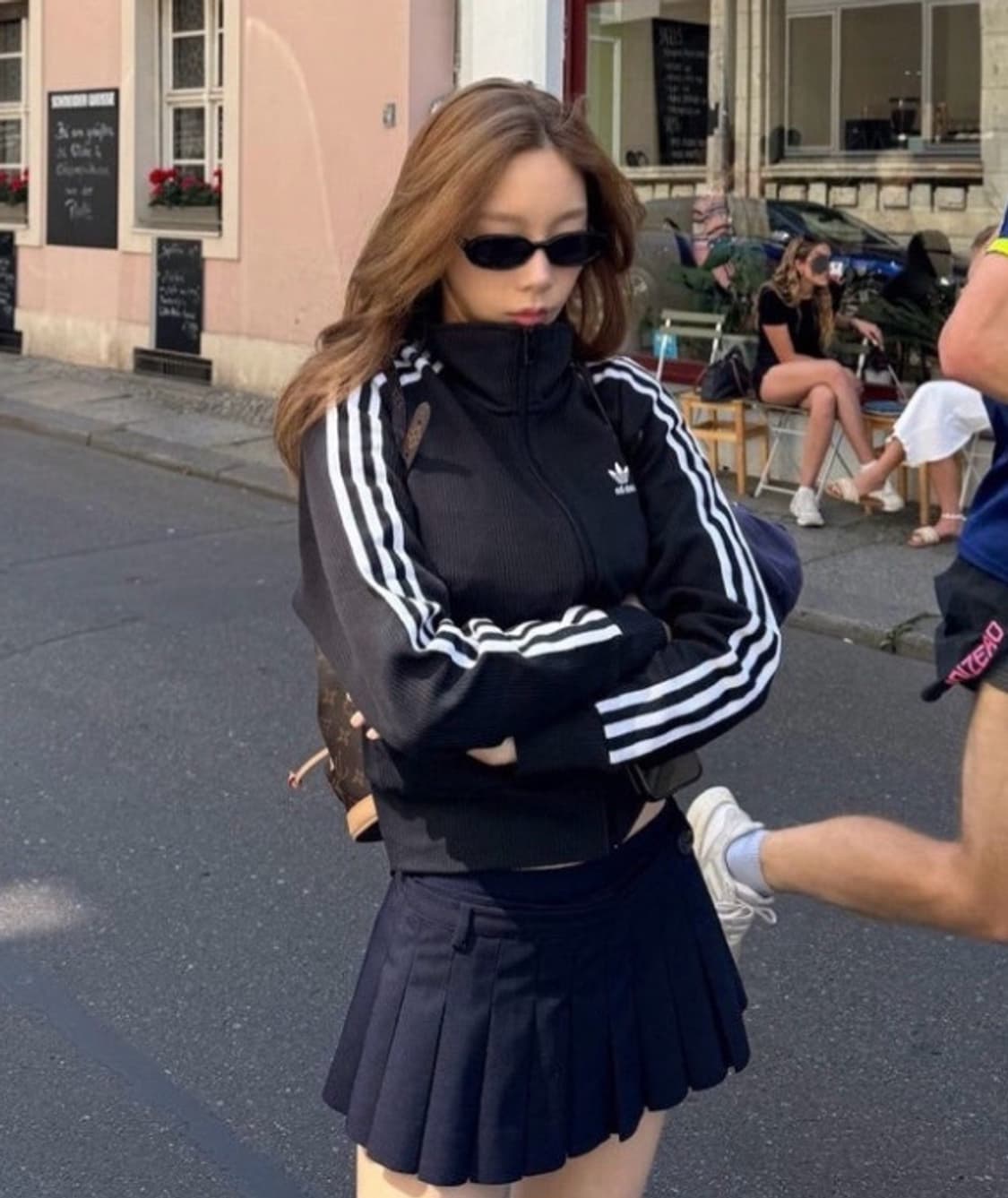 아디다스 아디컬러 니트 탑 져지 (IY7278) 상품이미지1