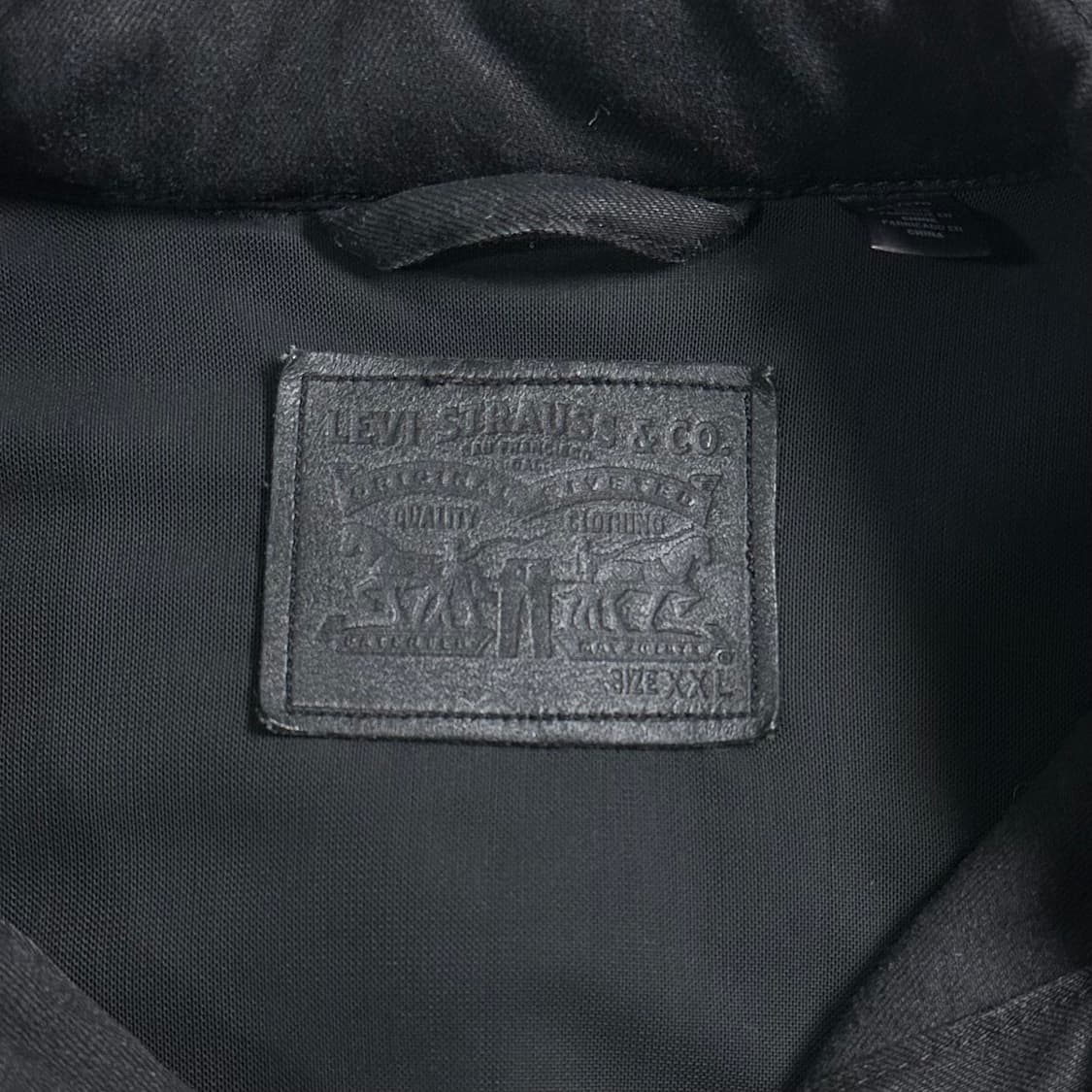 리바이스 오버사이즈 블랙 코튼 자켓  상품이미지8