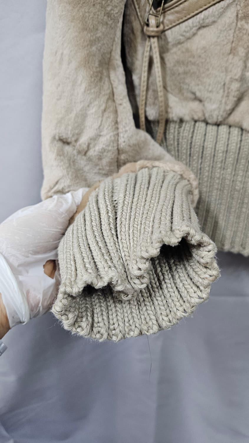 여성 밍크퍼 니트 점퍼 상품이미지7