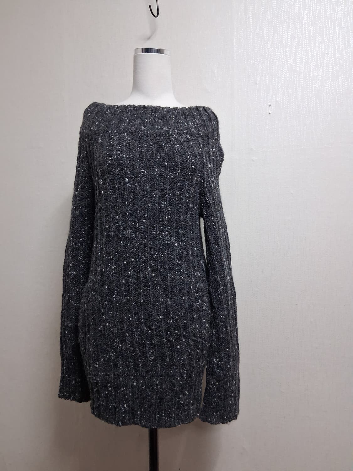 요지야마모토 리미 스웨트 굵은 순모 보카시 울 스웨트 55  상품이미지2