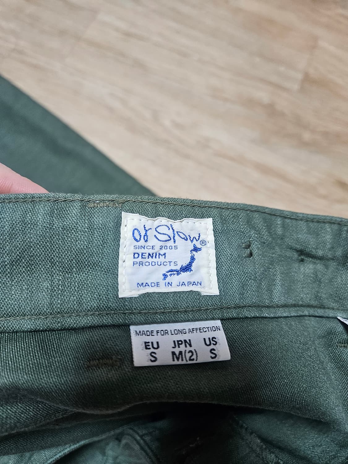 오어슬로우 레귤러 퍼티그 팬츠 2사이즈 상품이미지4