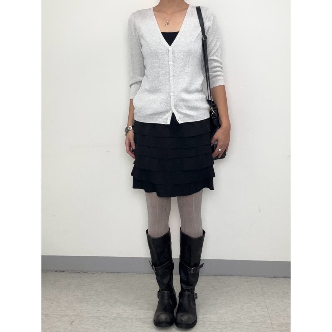 빈티지 블랙 캉캉 스커트 상품이미지1