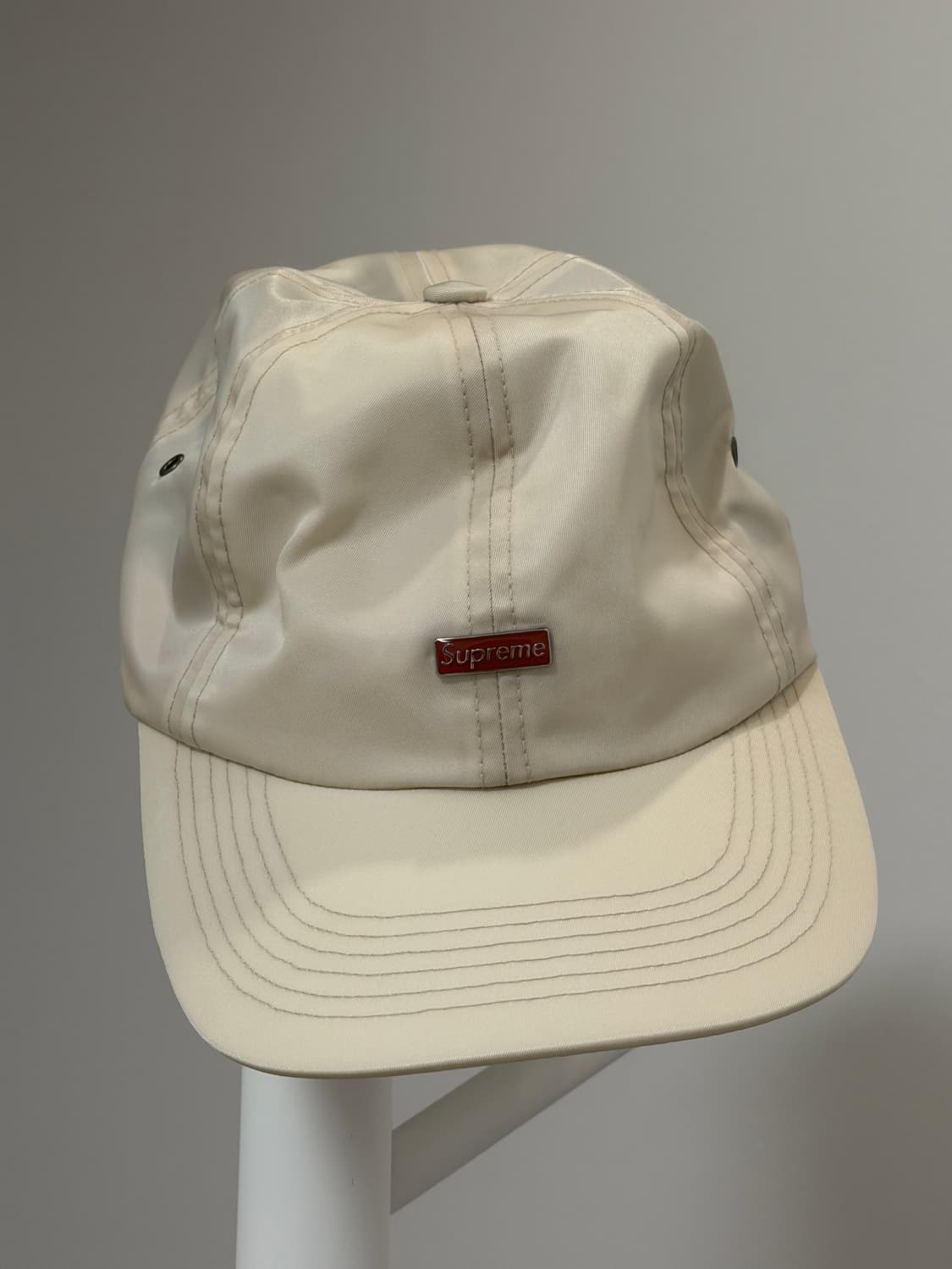 슈프림 에나멜 모자 6패널 스톤컬러 상품이미지1