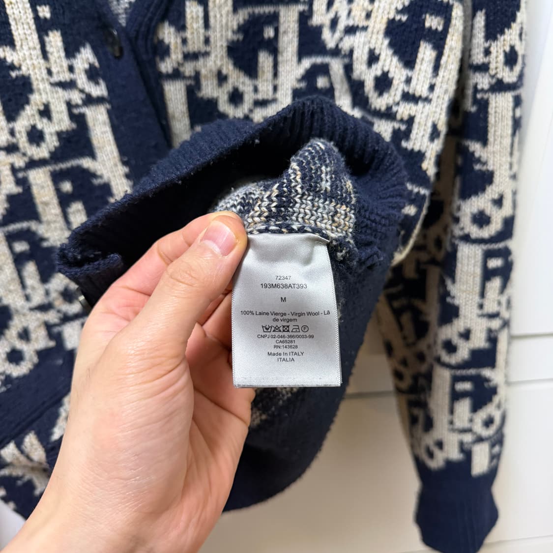 디올 오블리크 자카드 가디건
M사이즈  상품이미지4