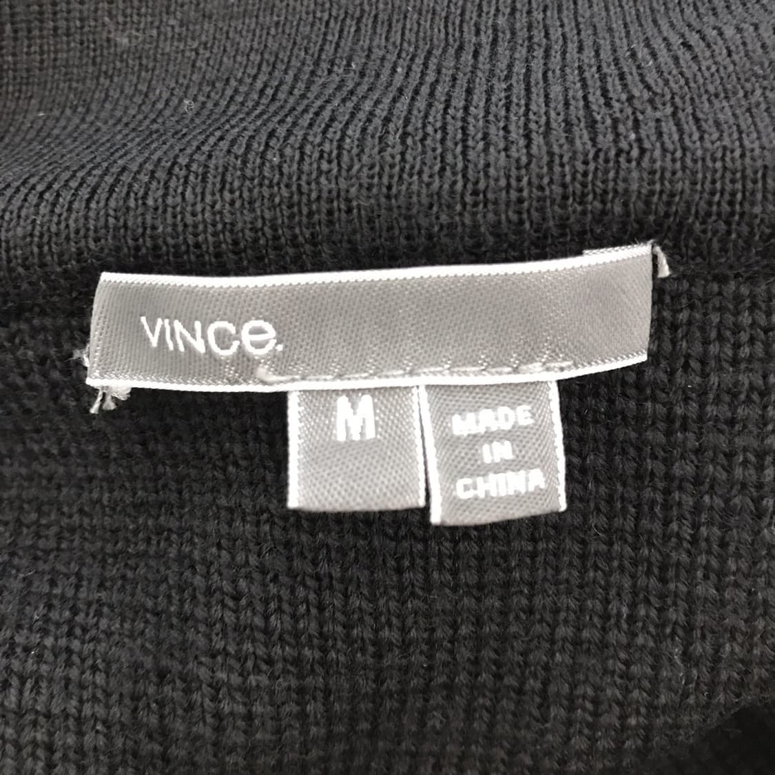 VINCE 빈스 울 100프로 집업 롱자켓 [여성M]  상품이미지4