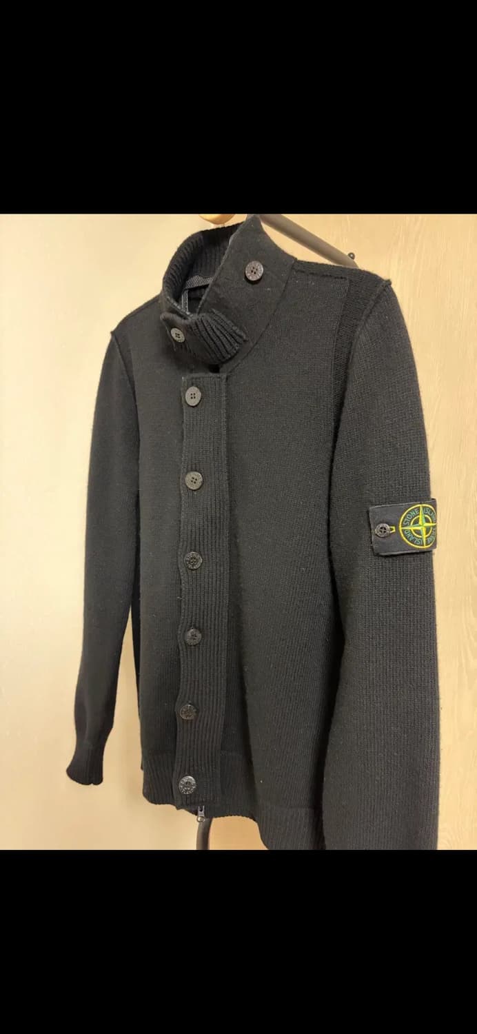 {23fw / M size} 스톤아일랜드 램스울 니트 가디건 상품이미지1