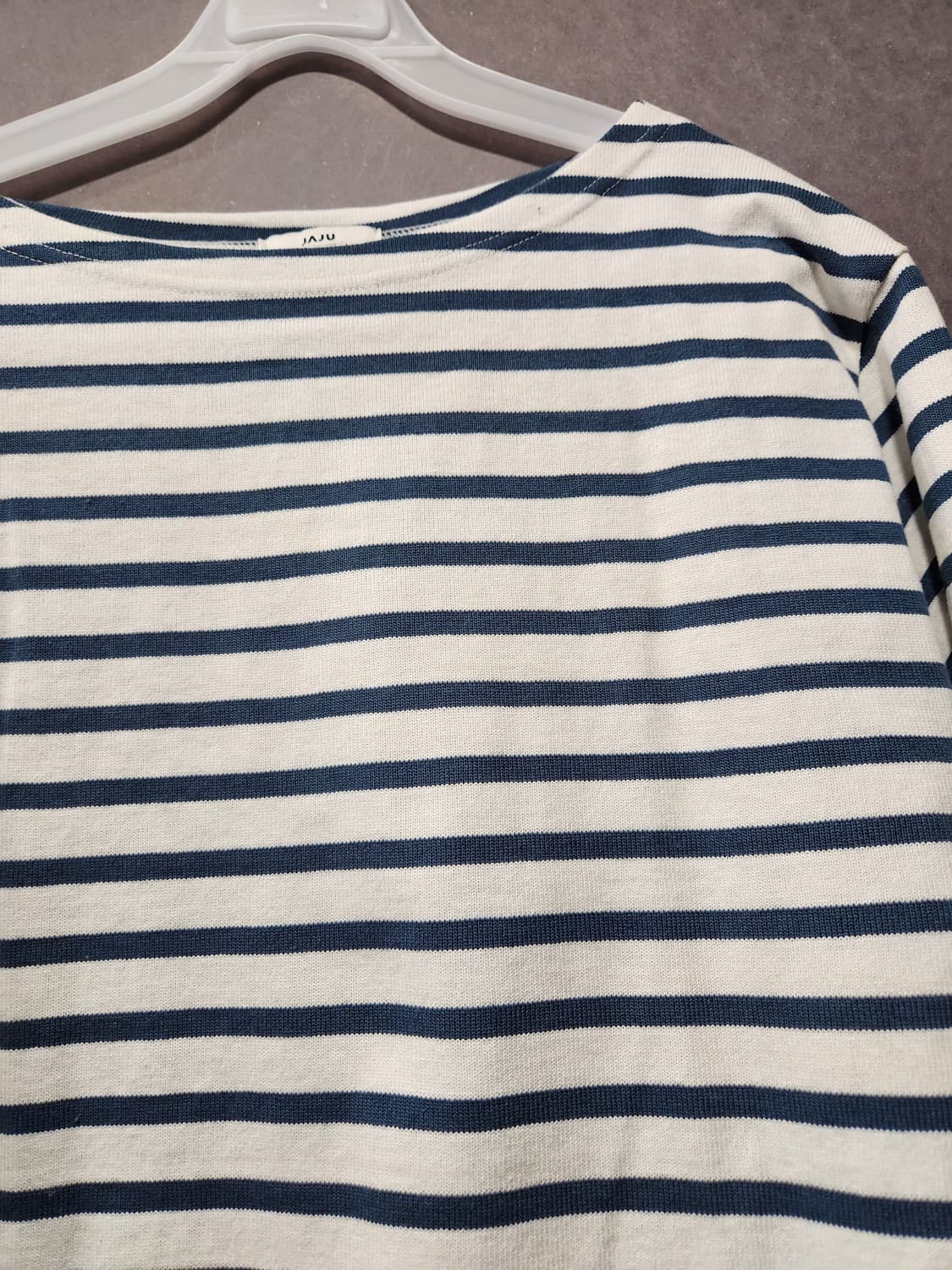 면 스트라이프 긴팔 면티셔츠 상품이미지3