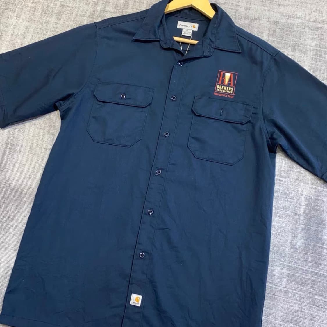 Carhartt 칼하트 S223NVY 오리지널 피트 반팔 워크 셔츠 상품이미지2