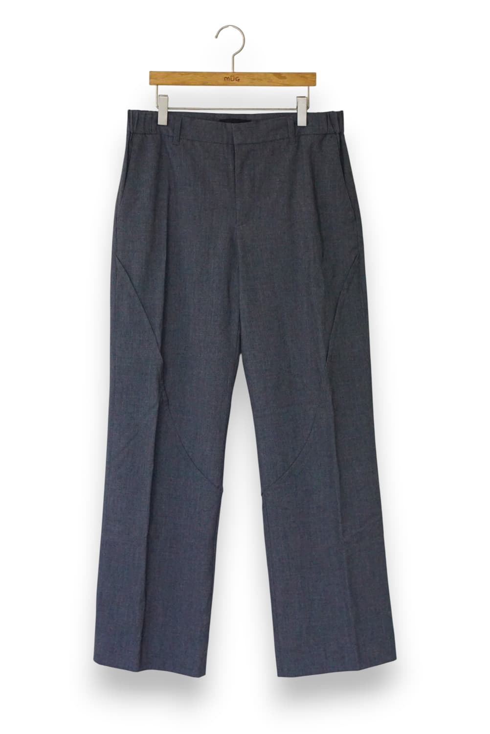 회색 절개 슬랙스 상품이미지1