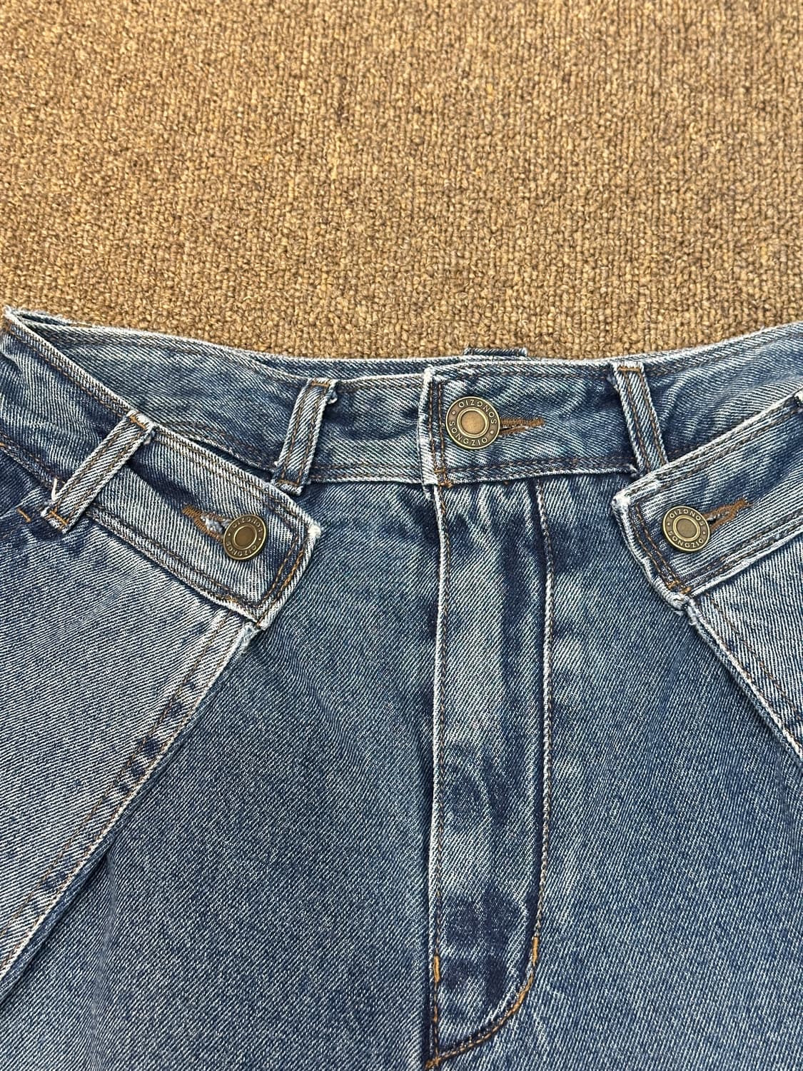 송지오 컬렉션 벌룬핏 데님 청바지 상품이미지2