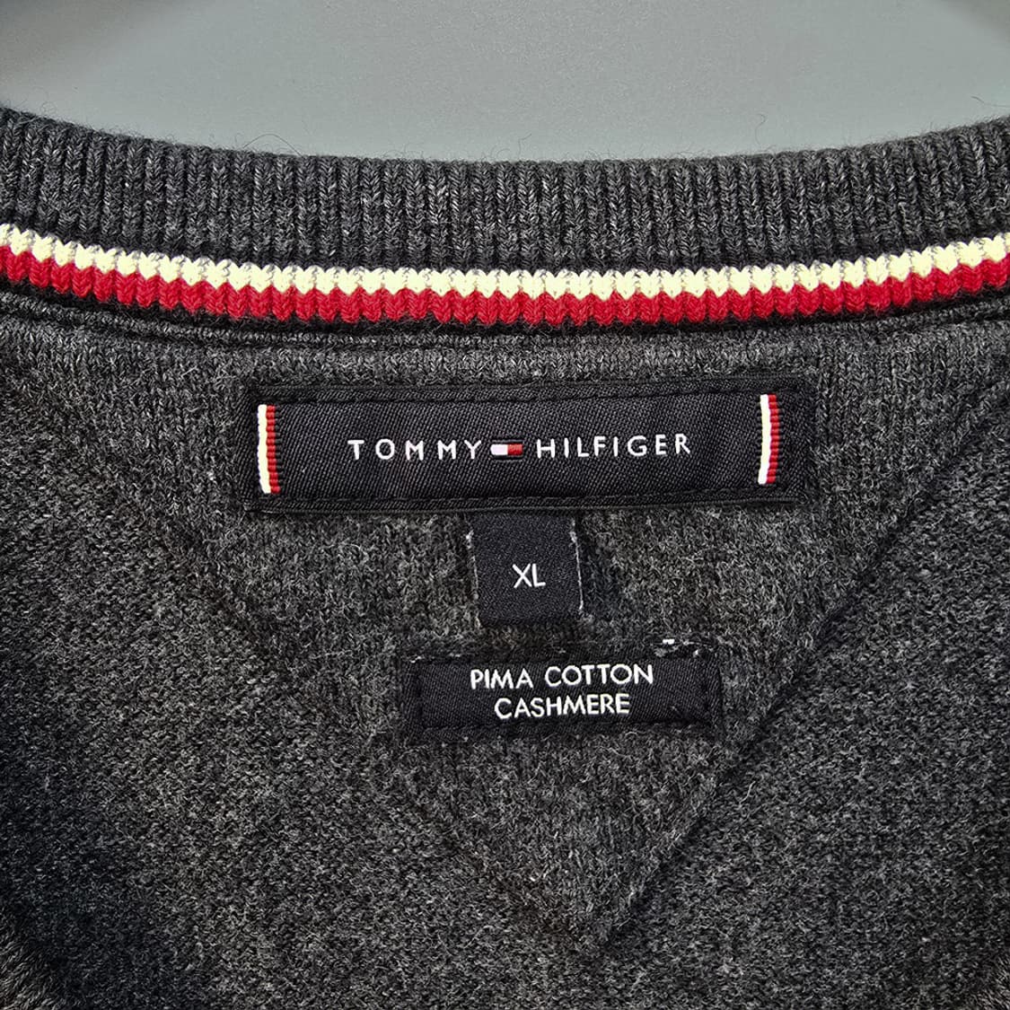 타미힐피거(Tommy Hilfiger) 피마코튼 캐시미어 니트 베스트 상품이미지4