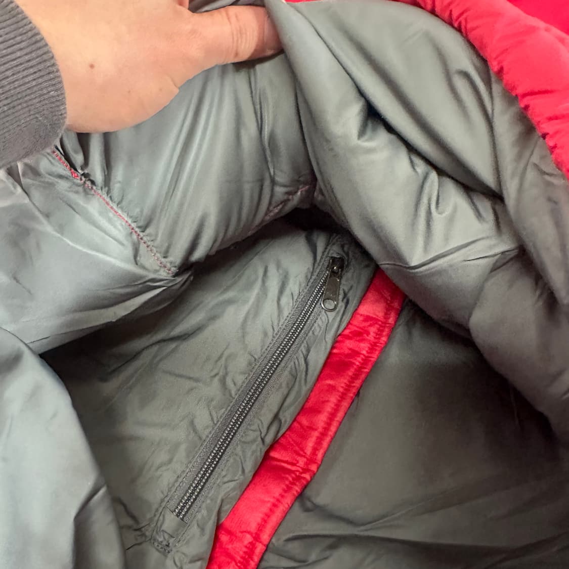 95 M 노스페이스 레드 700 구형눕시 구스다운 패딩점퍼 상품이미지8