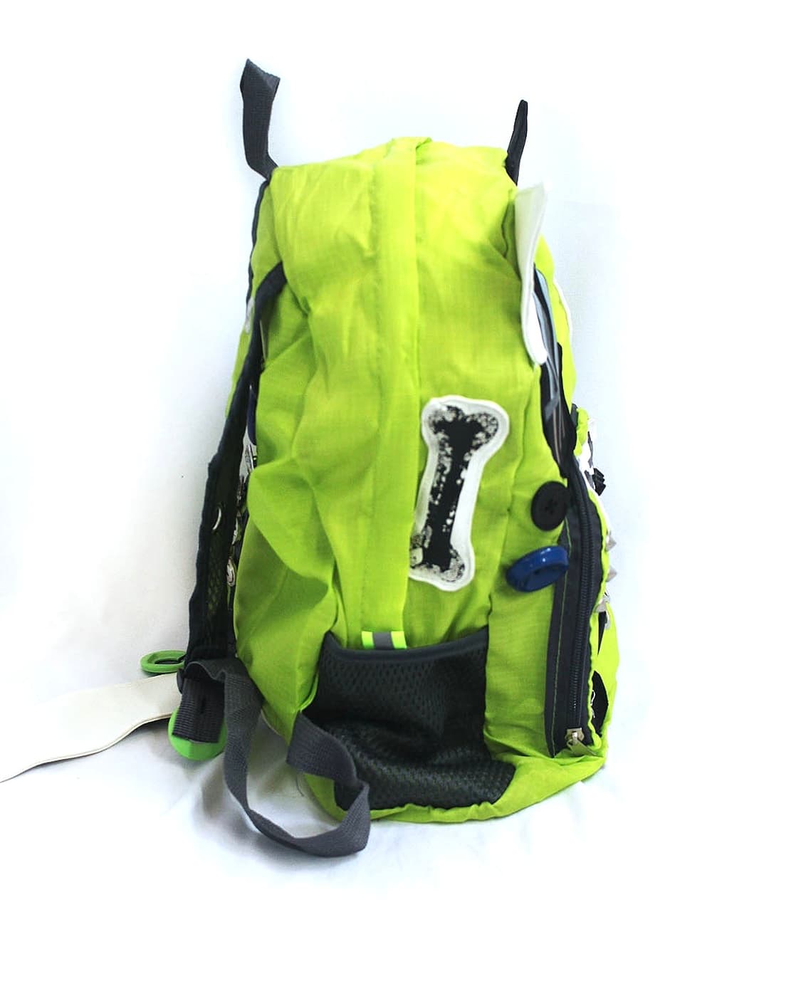 Neon GREEN Cat-Ear 2D drawn backpack 상품이미지2