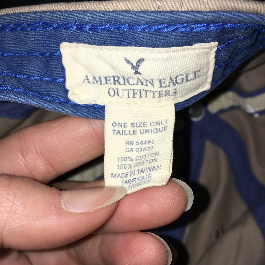 투티/0354 AMERICAN EAGLE 가죽끈 모자 베이지 상품이미지7