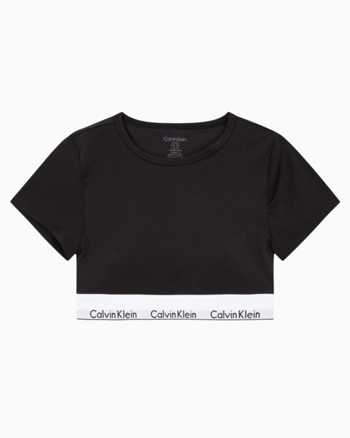 캘빈클라인 코튼 모달 반팔티셔츠 블랙 M 상품이미지1