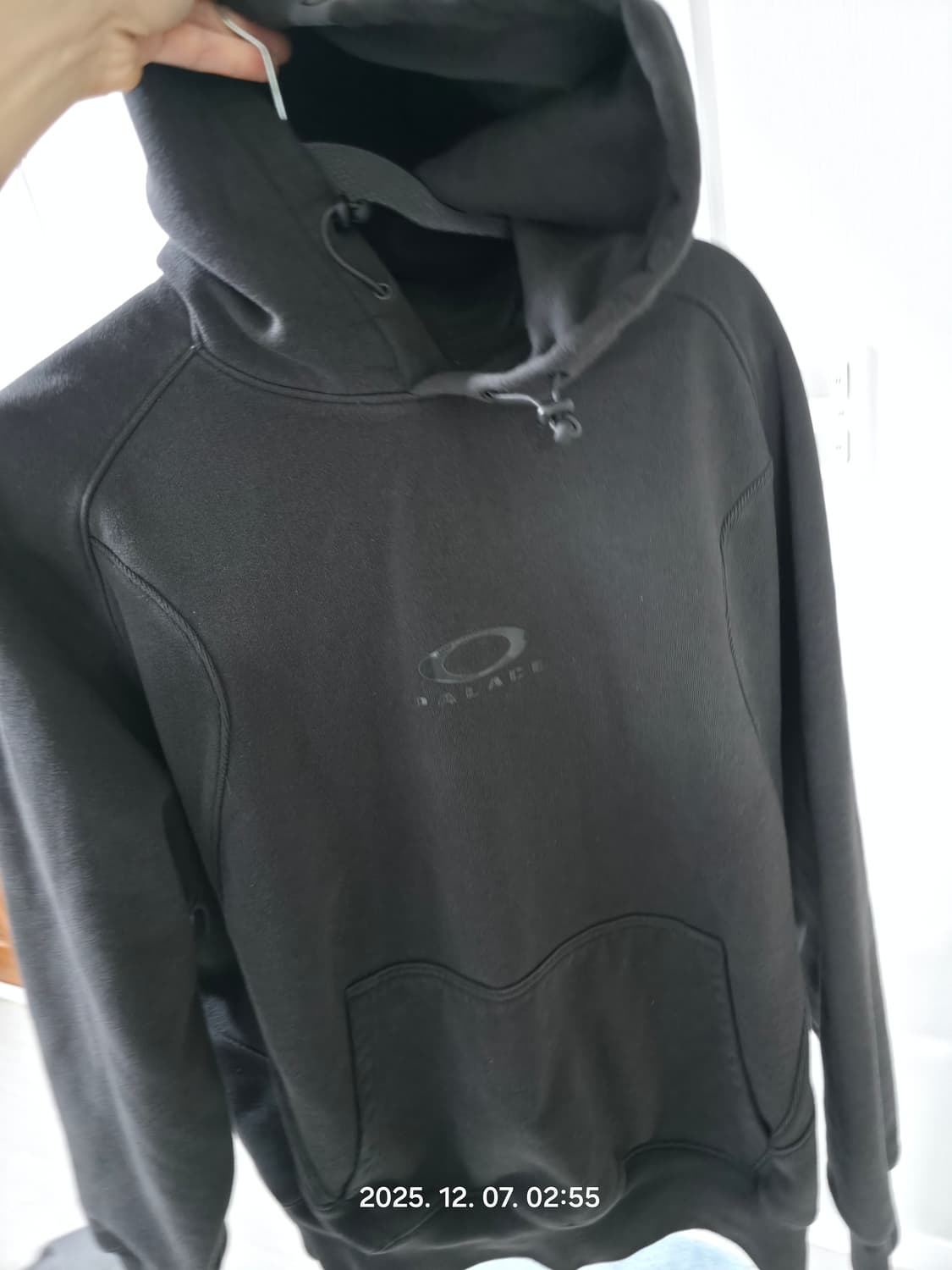 팔라스 오클리 후드 블랙 XL24fw  상품이미지6