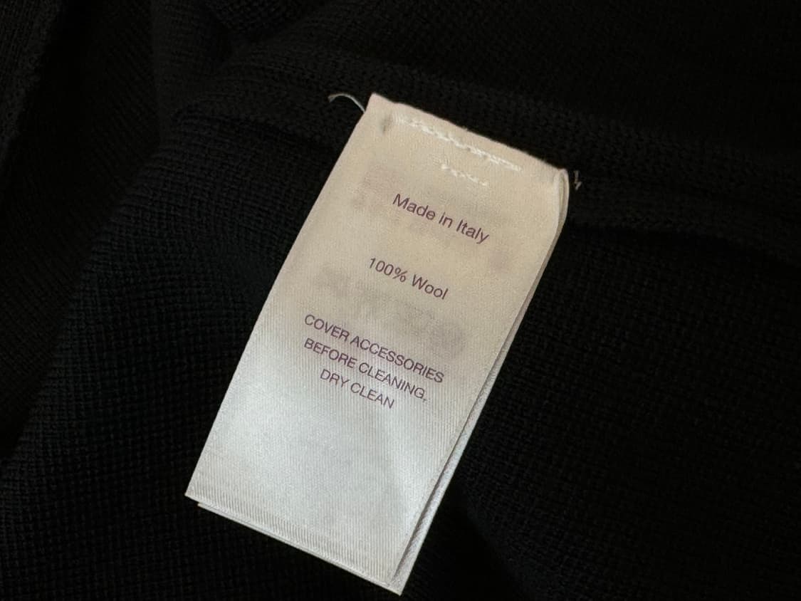[S] Ralph Lauren 랄프로렌 퍼플라벨 울 가디건 블랙 상품이미지5