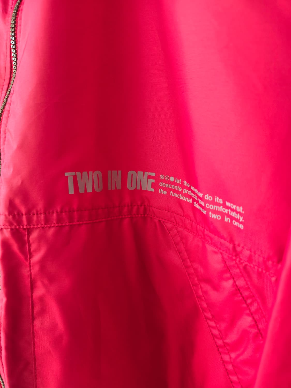 90s/JP 데상트 빈티지 재팬 스키 윈드브레이커 (박시&크롭) 상품이미지2