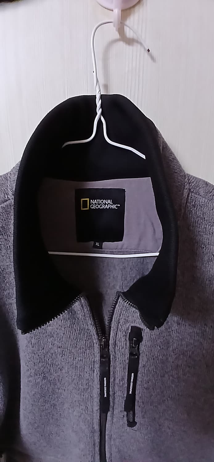 내셔널지오그래픽 니트 풀집업 재킷  상품이미지2