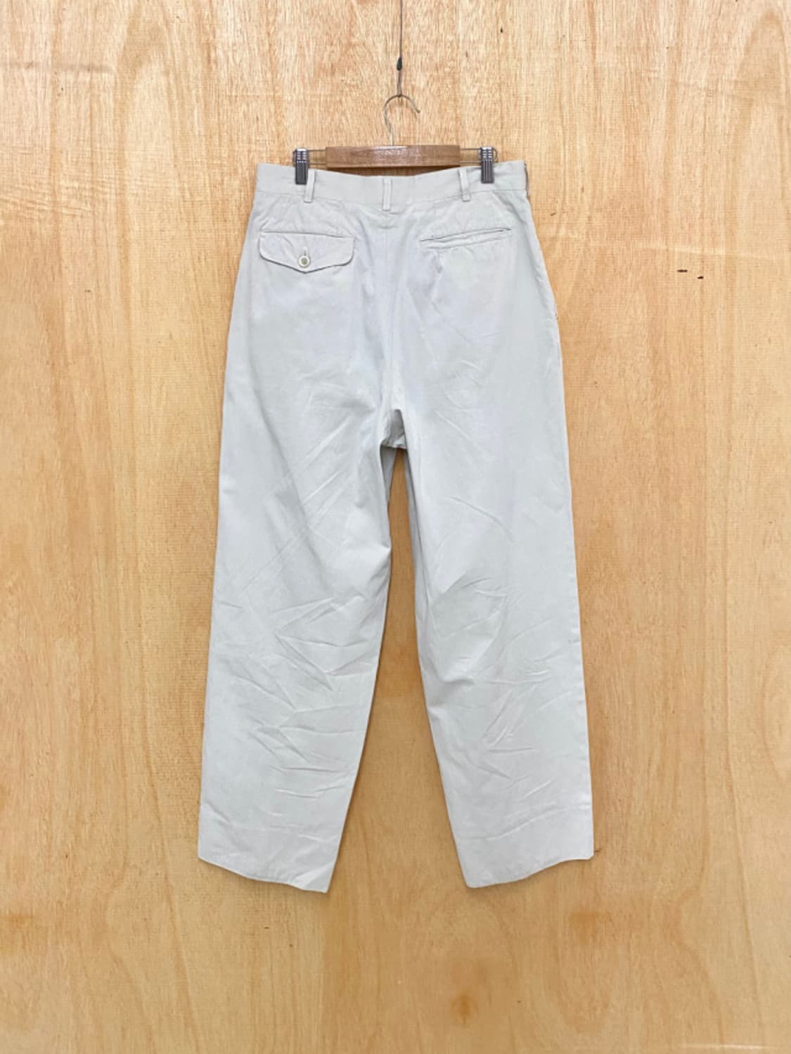 90’s COMME DES GARCONS homme 투턱 와이드 치노 상품이미지4